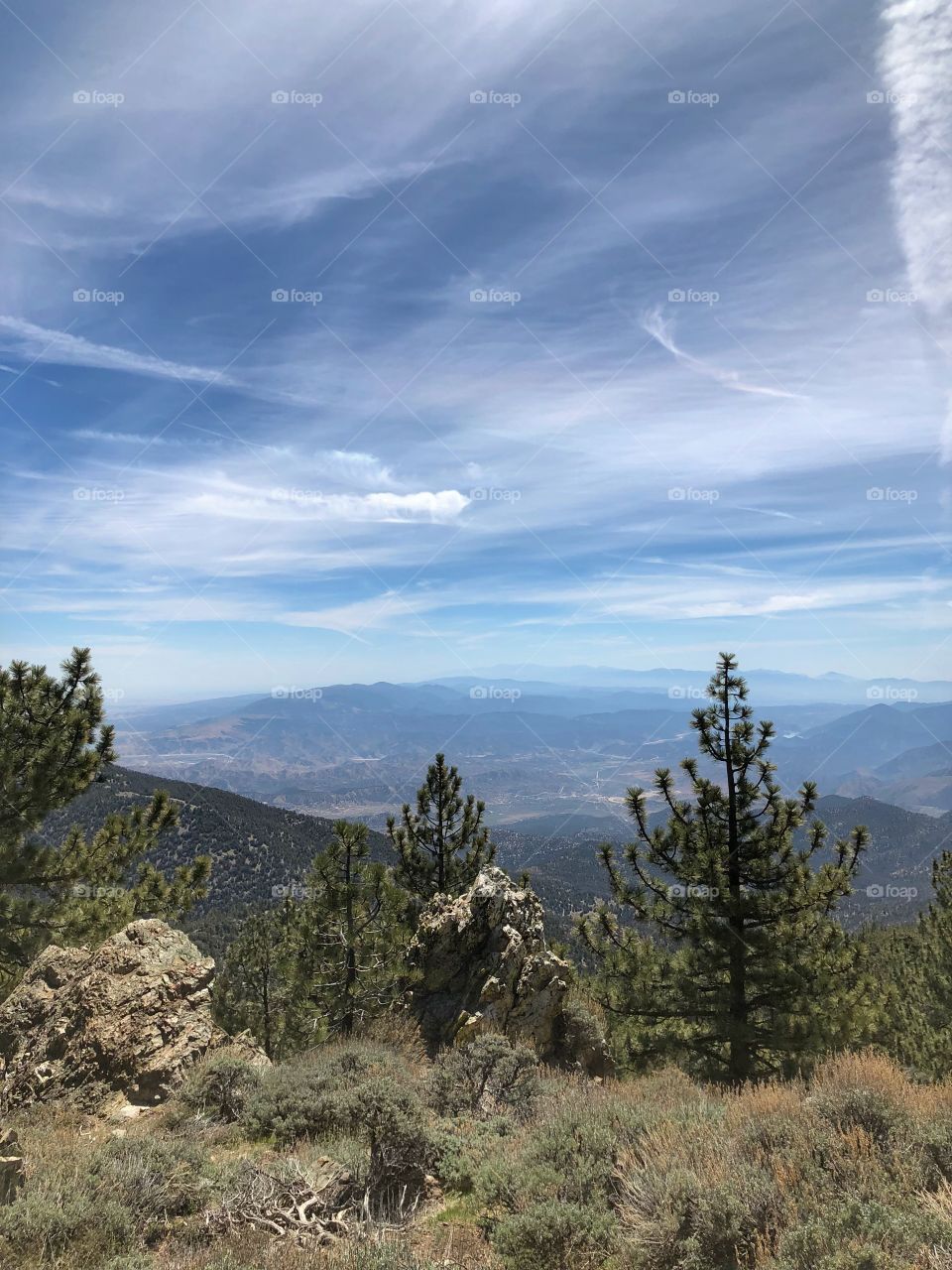 Beautiful view from mountain top