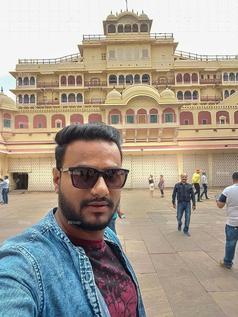 Selfie infront of a building