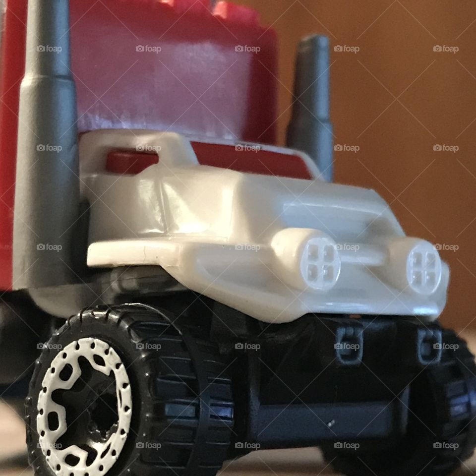 Toy Truck Close Up