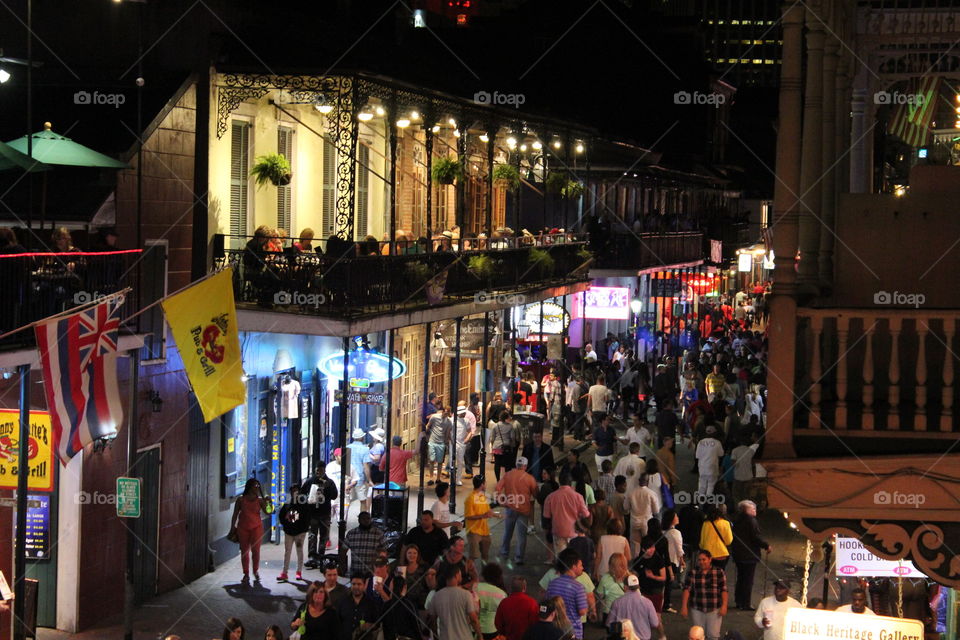 Night Life on Bourbon Street
New Orleans, Louisiana