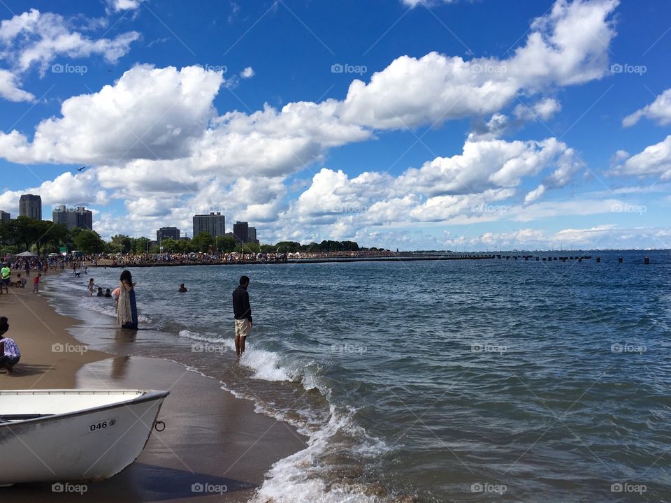 Beautiful day on the beach