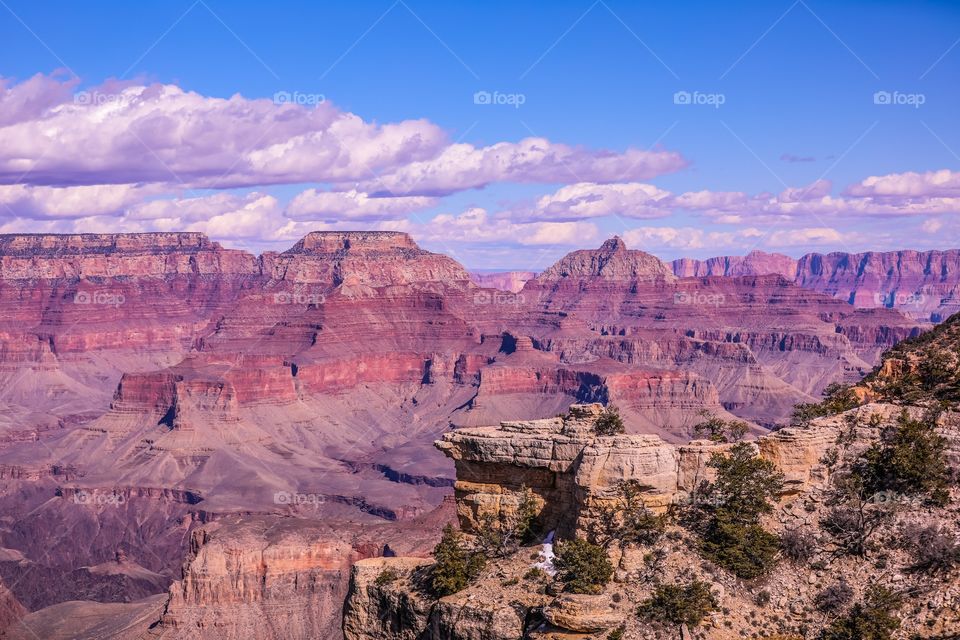 Majestic view at the Grand Canyon. 