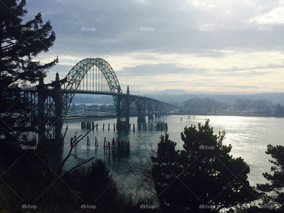 Water, Bridge, No Person, Travel, River