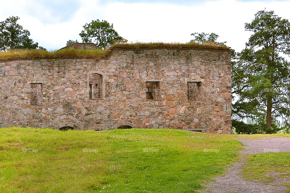 Castle ruin. Ruin in sweden vetlanda