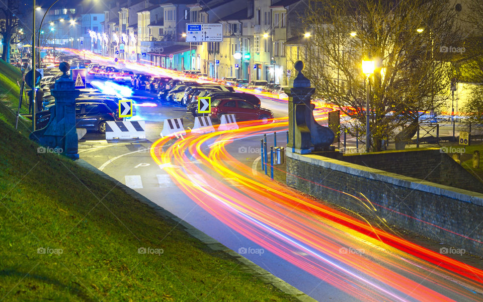 Speed...motors lights in the night
