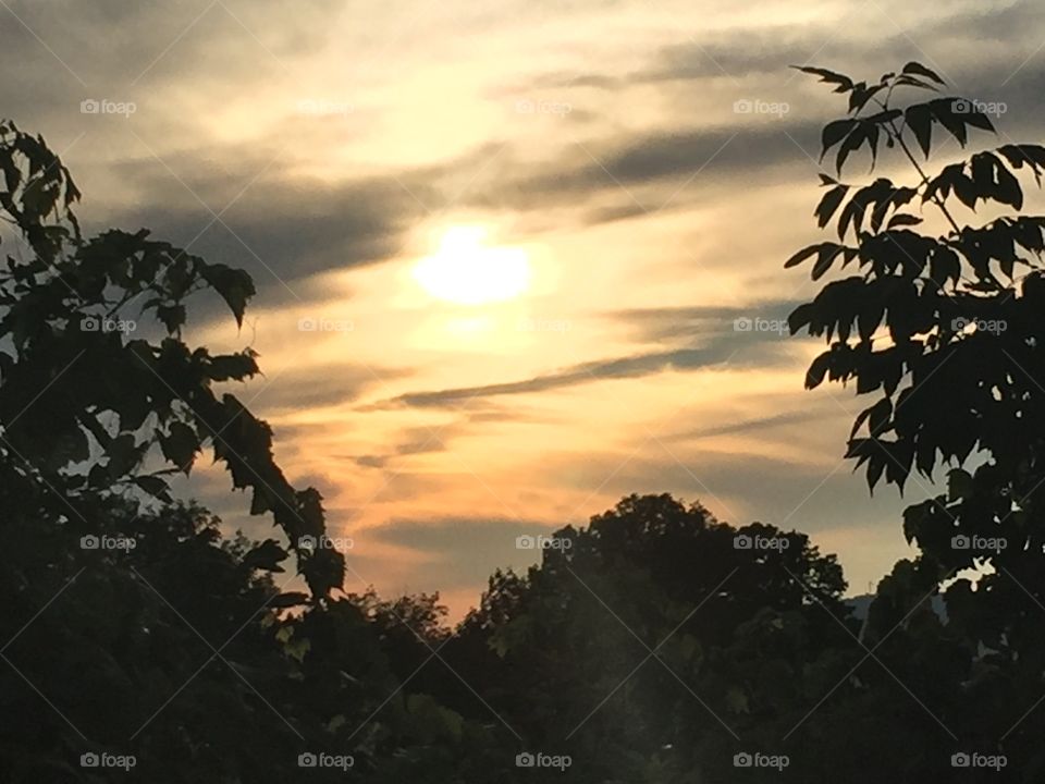 Vermont summer sunset