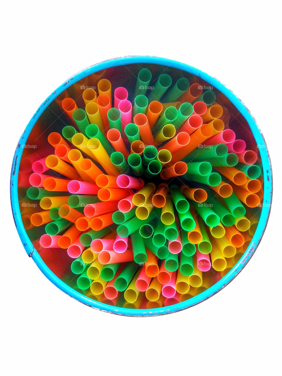 Colors in straws!
