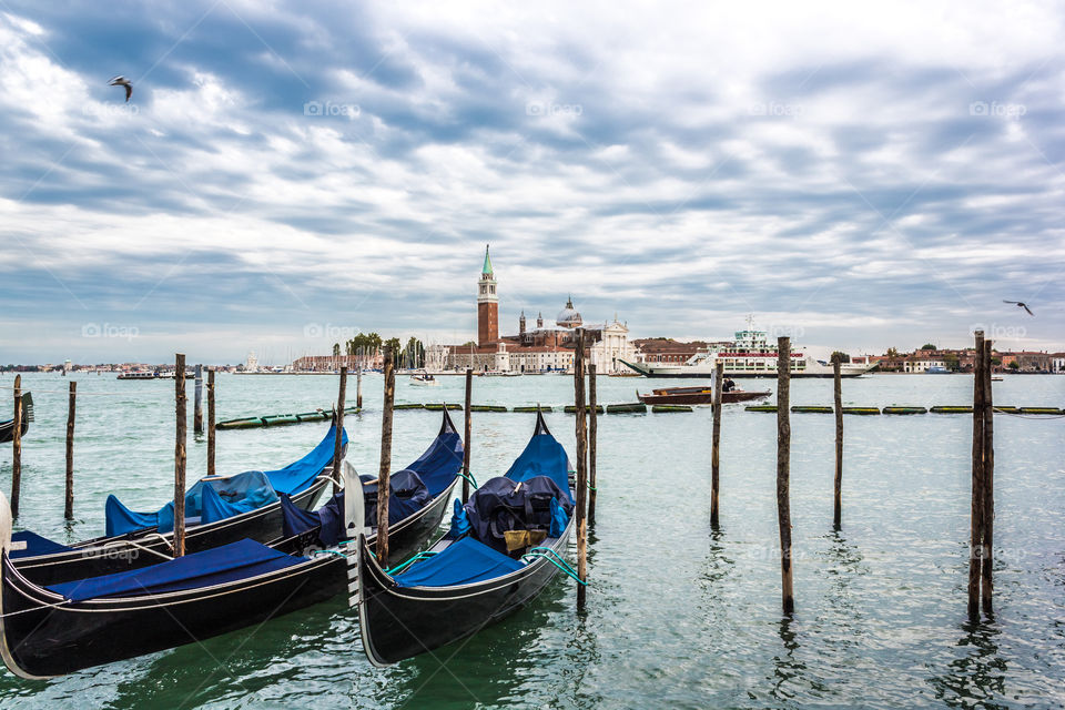 View on San Marco Campanile, walking around Venice