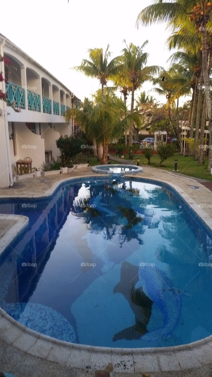 Swimming pool in Mauritius
