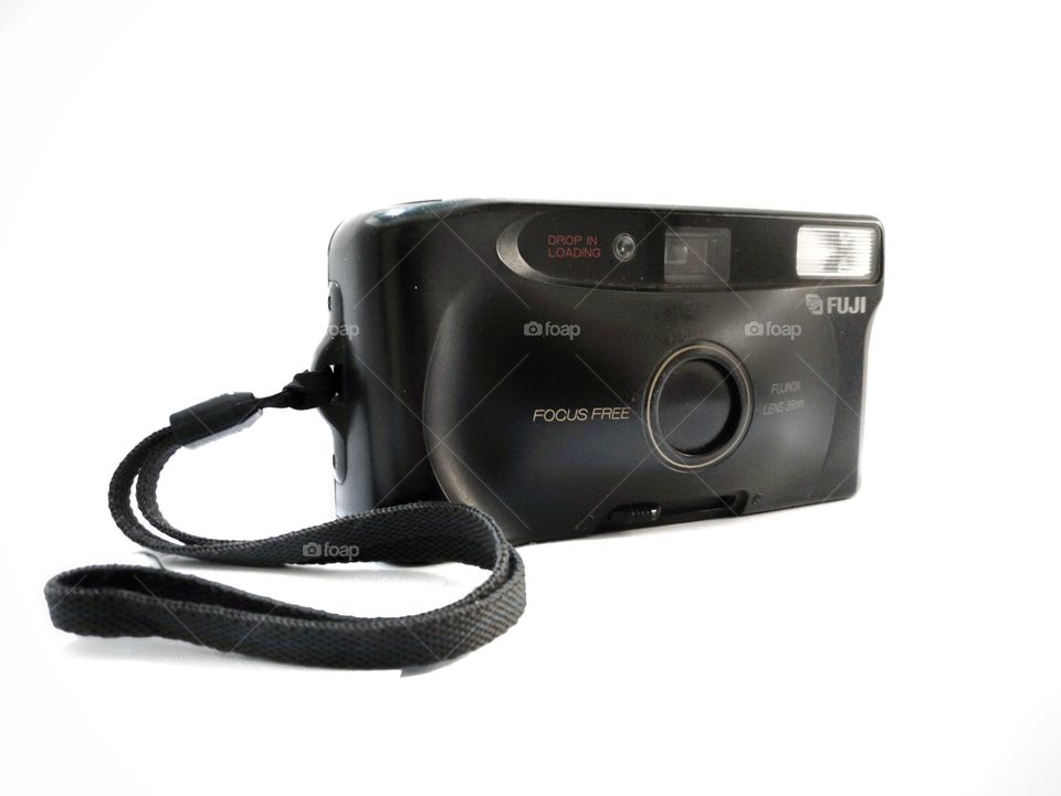analog fuji pocket camera
