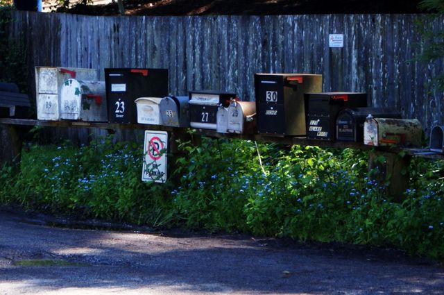 Letter boxes 