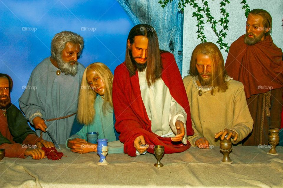 Waxwork of the Last Supper