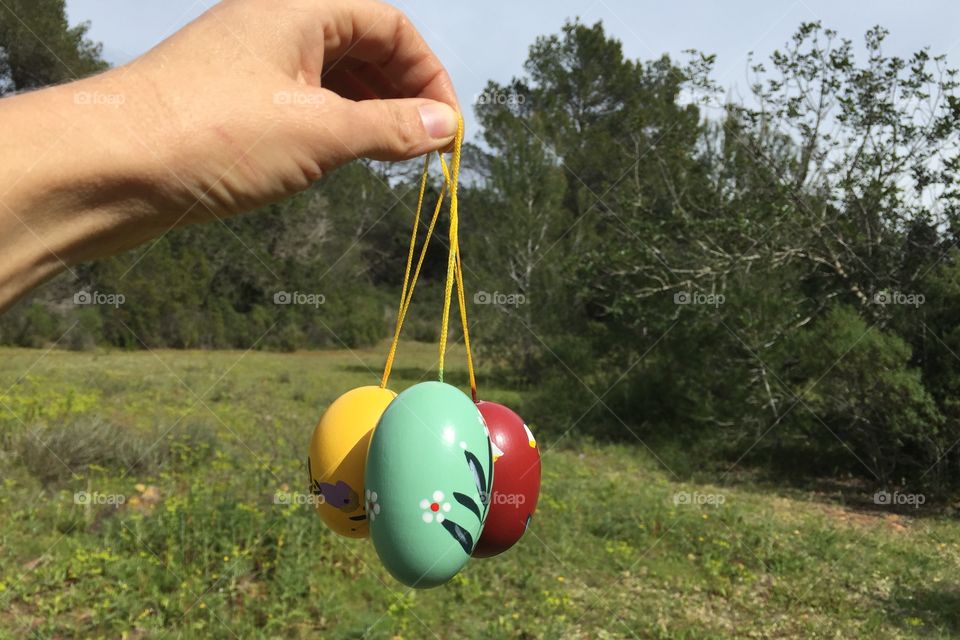 Easter egg decorations