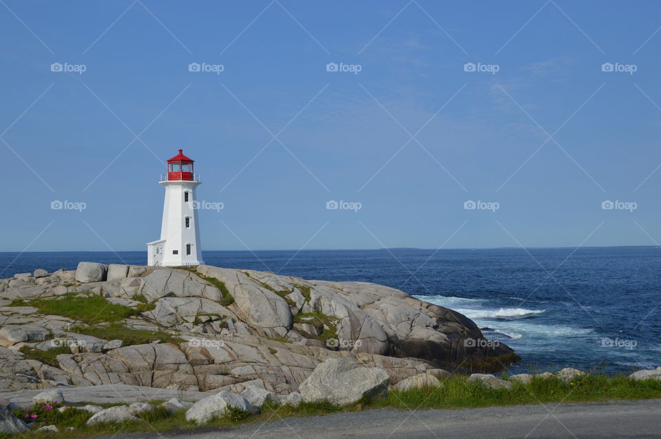 Lighthouse, Sea, Seashore, Water, Ocean
