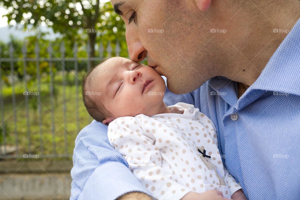 dad's first kisses