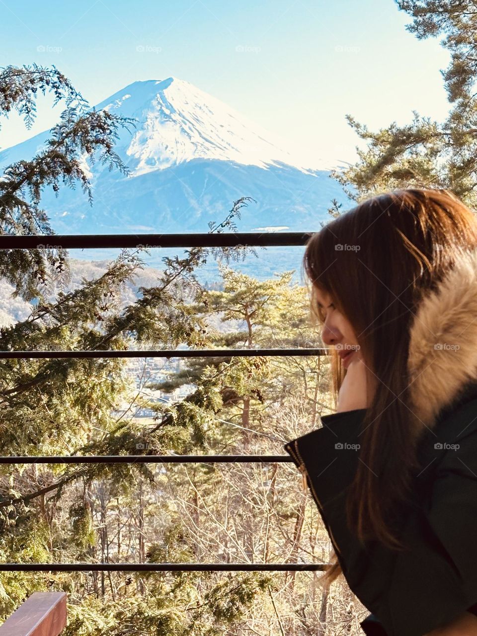 Spring day, but cold 