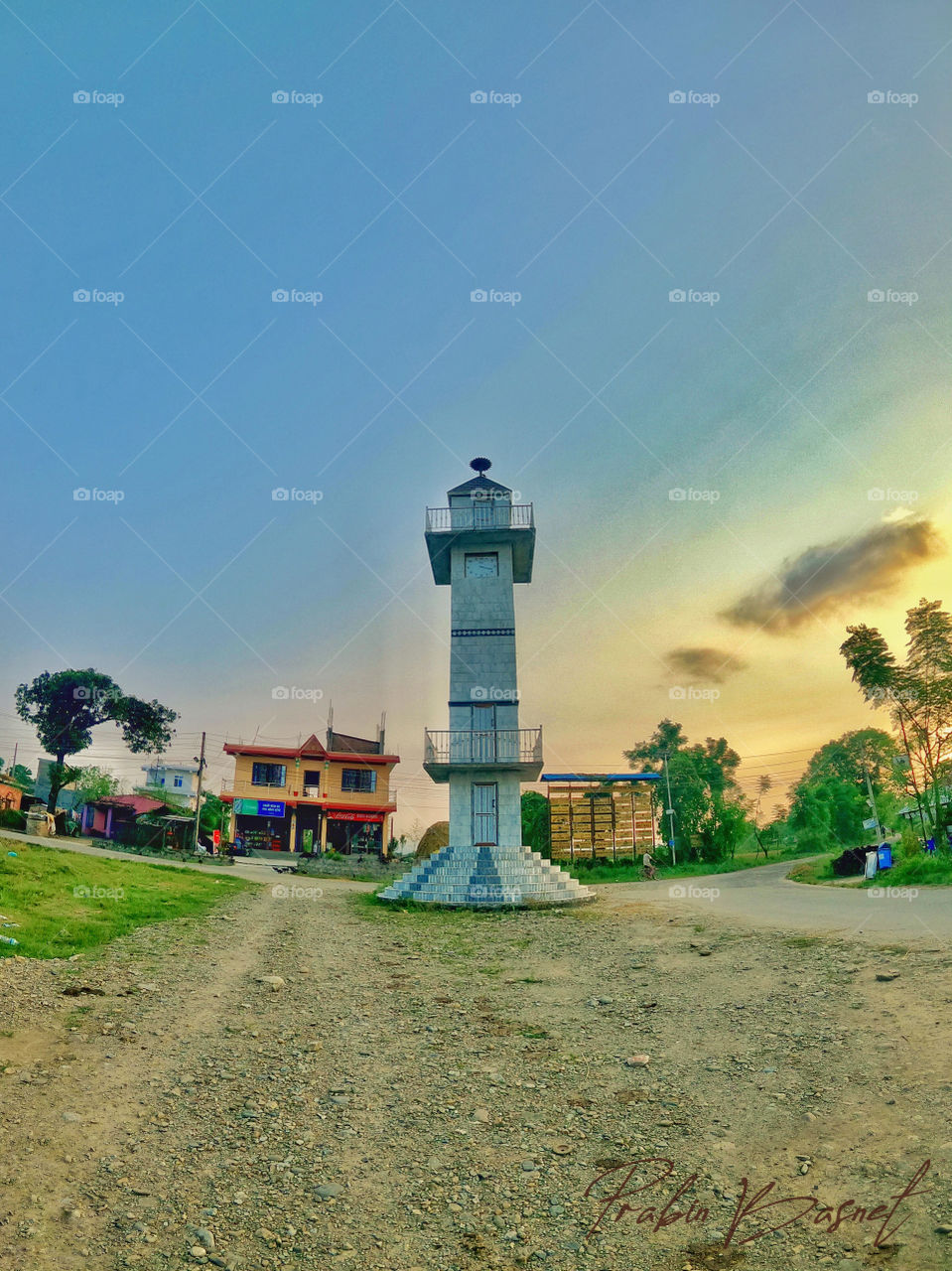 Ghantaghar in chitwan sauraha