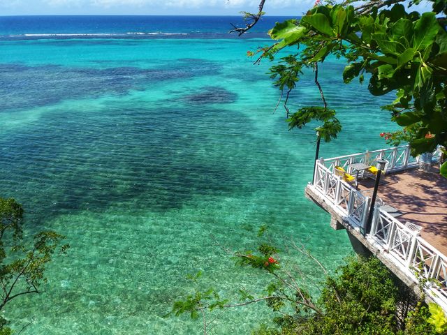 Beautiful Sea view at Hotel in Ocho Rios Jamaica