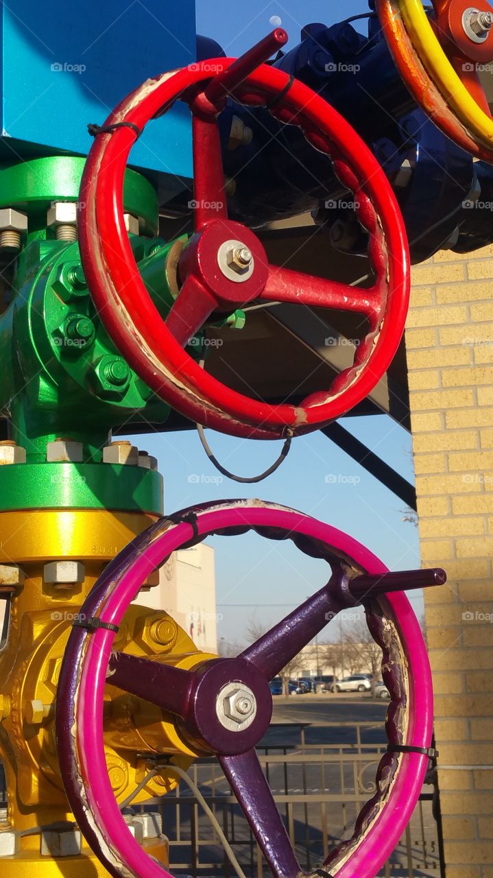 Close-up of shaft wheel