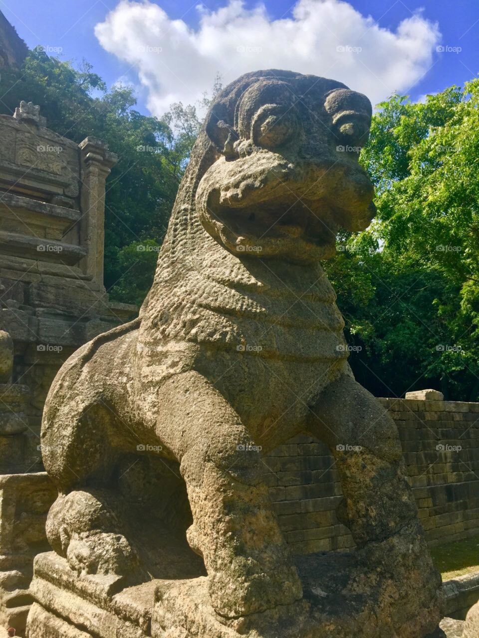 Lion of kindom Yapahuwa SL