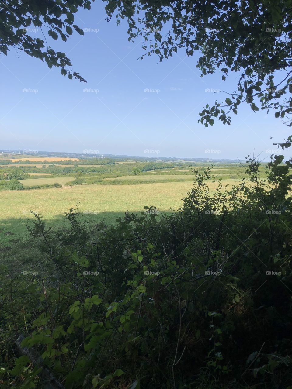 Perfect sunshine reigns down on this beautiful landscape of Cornish beauty.