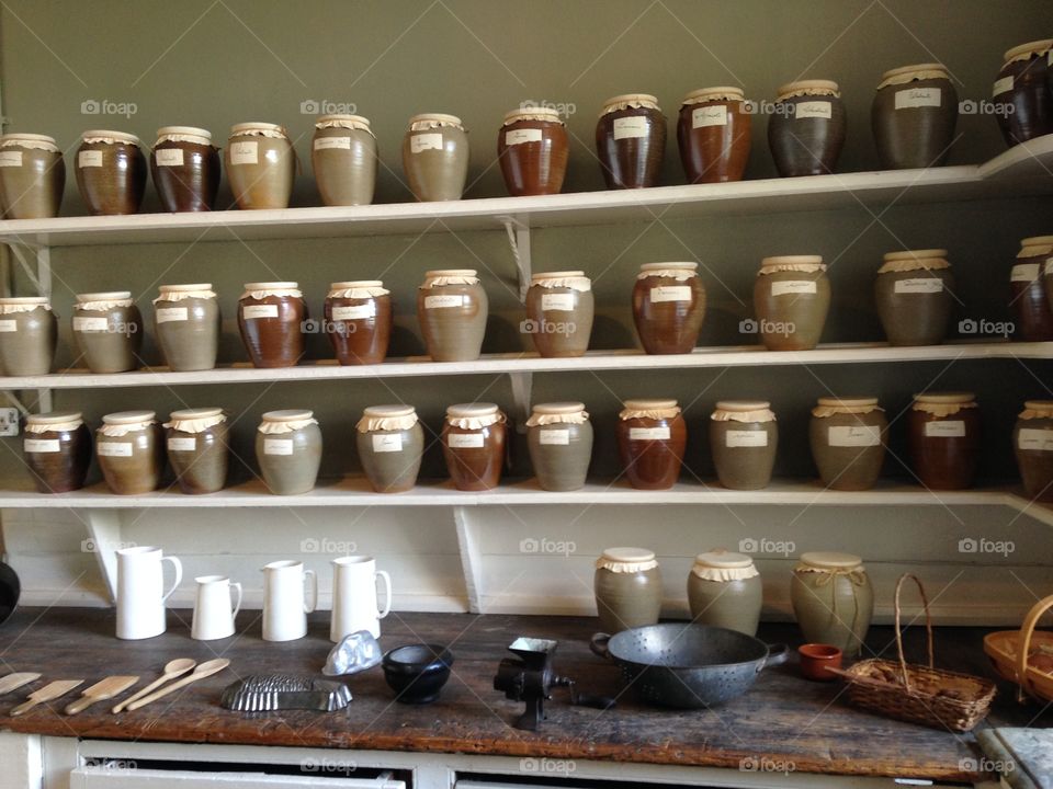 Old kitchen at Osterley House