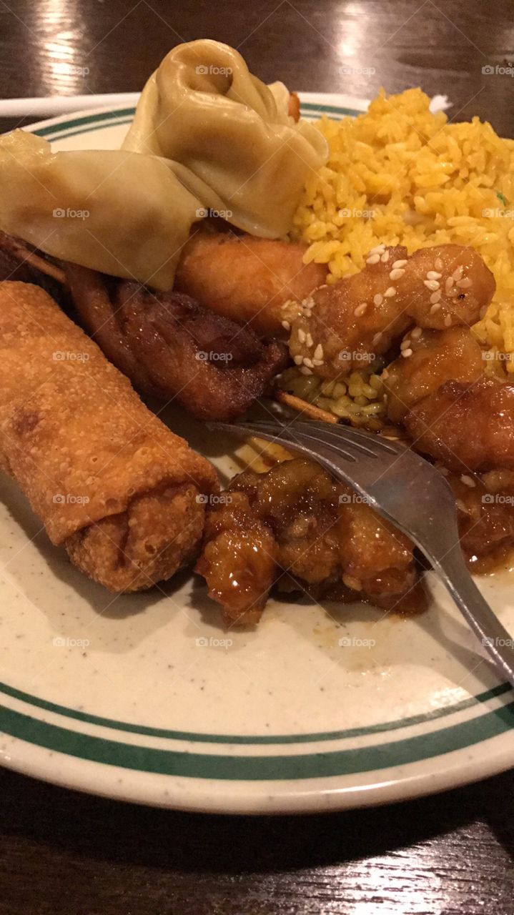 Chinese food is the best. 