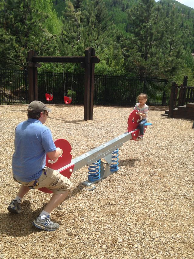 Father daughter seesaw