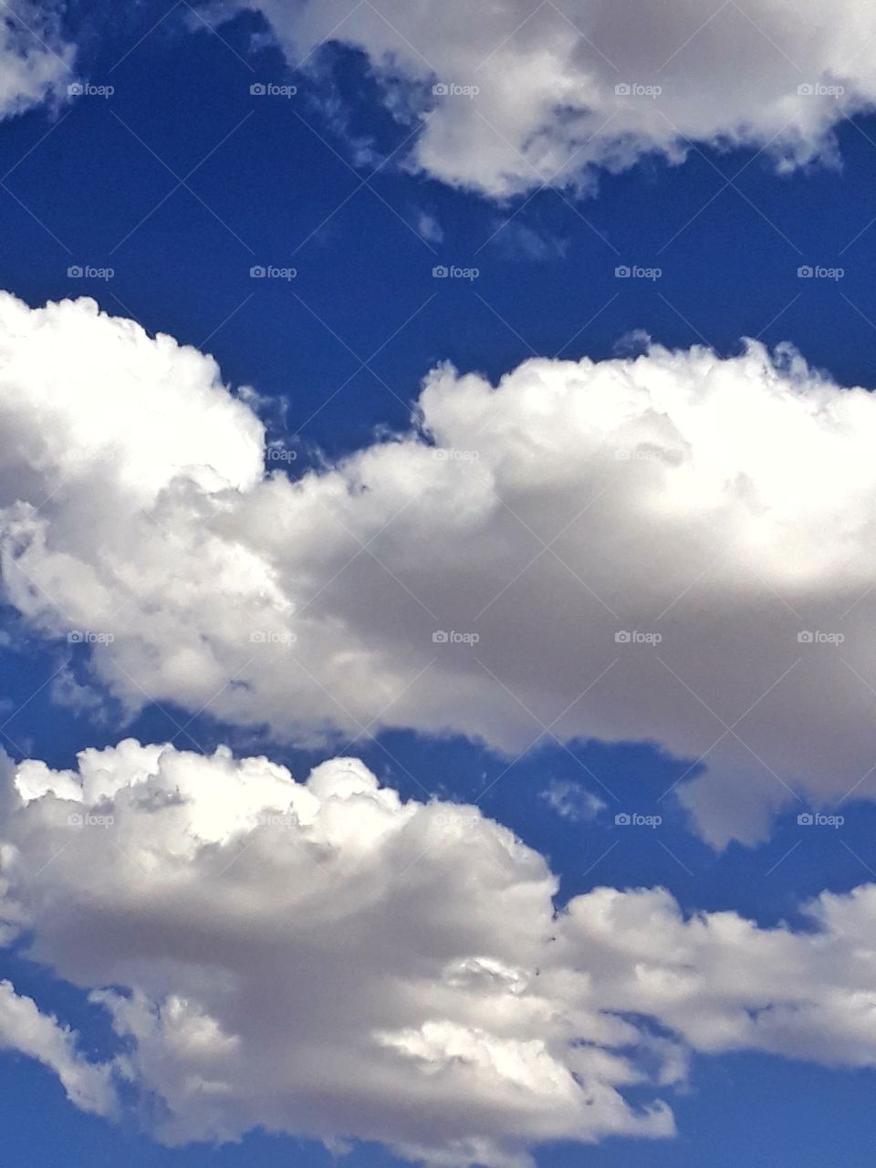 Beautiful puffy clods