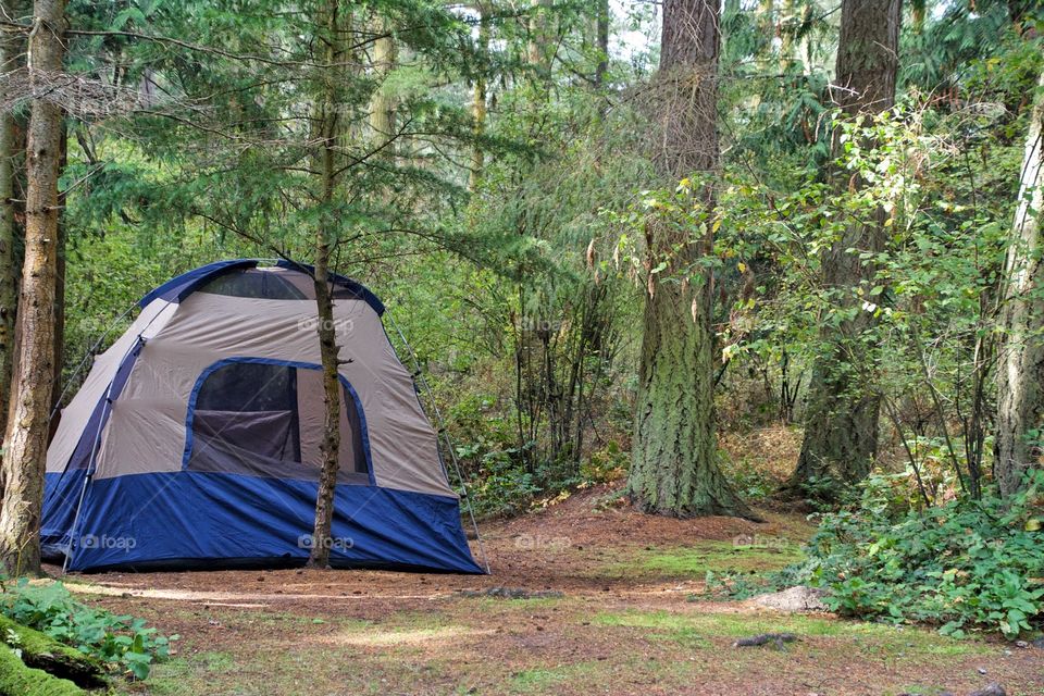 Tent camping