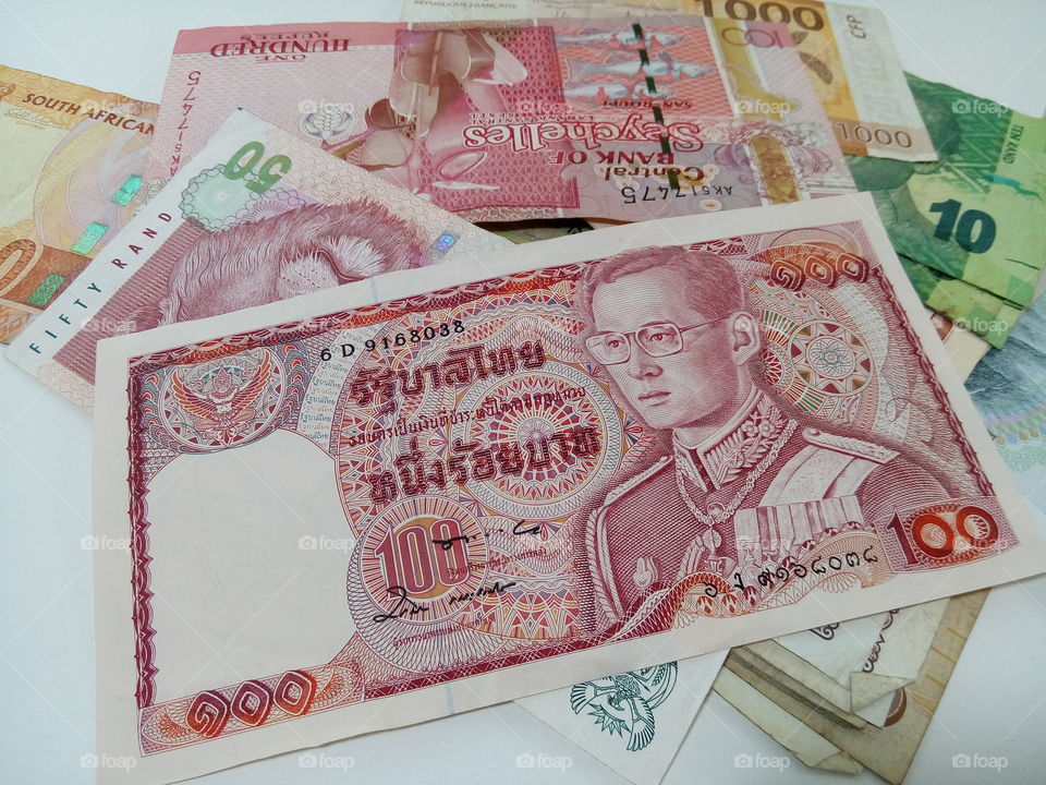 Thai and others currency