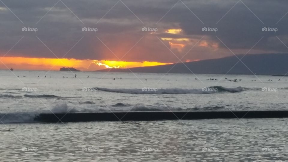 Waikiki Beach Sunset