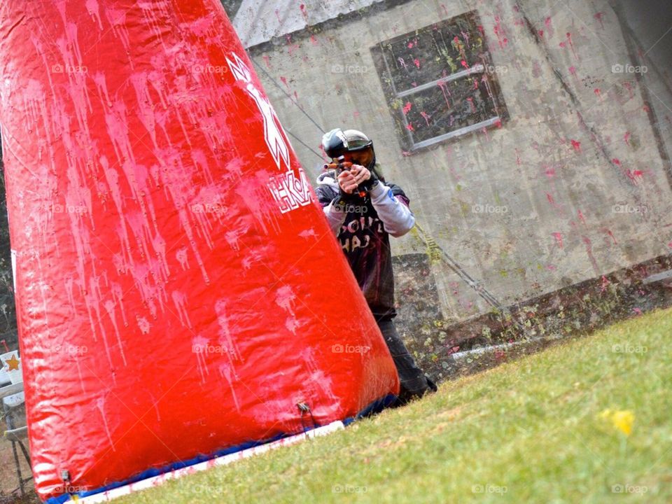 Paintball Player