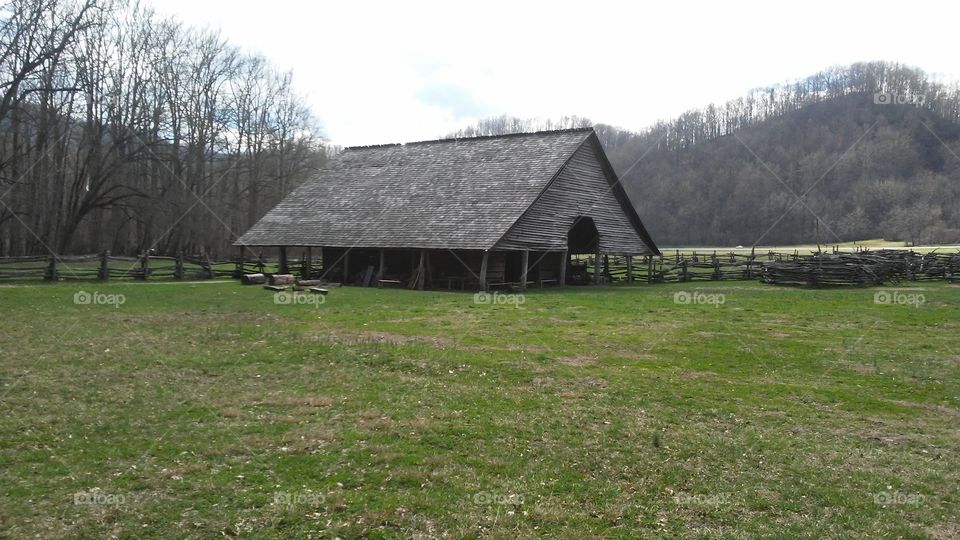 old building on a farm