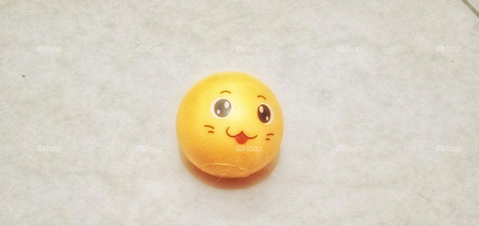 smiling toy ball