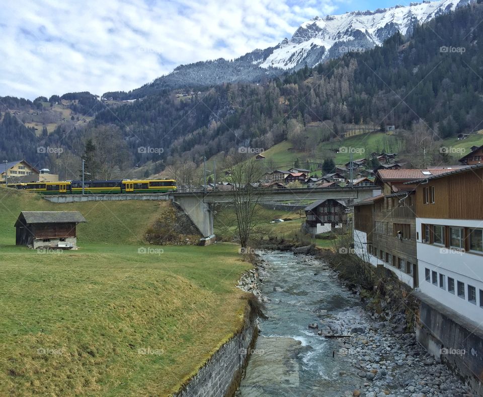 Scenic Swiss Valley 