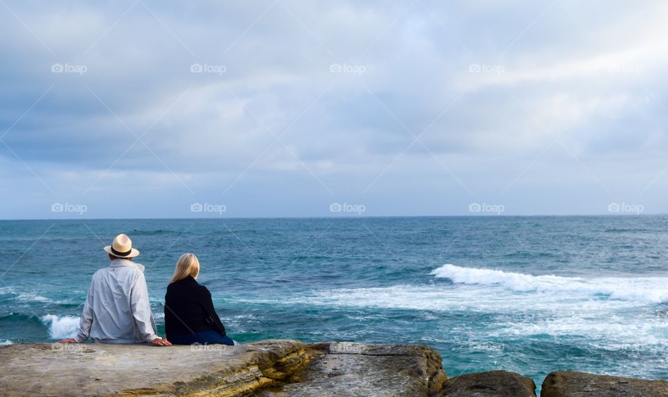 couple at the beach