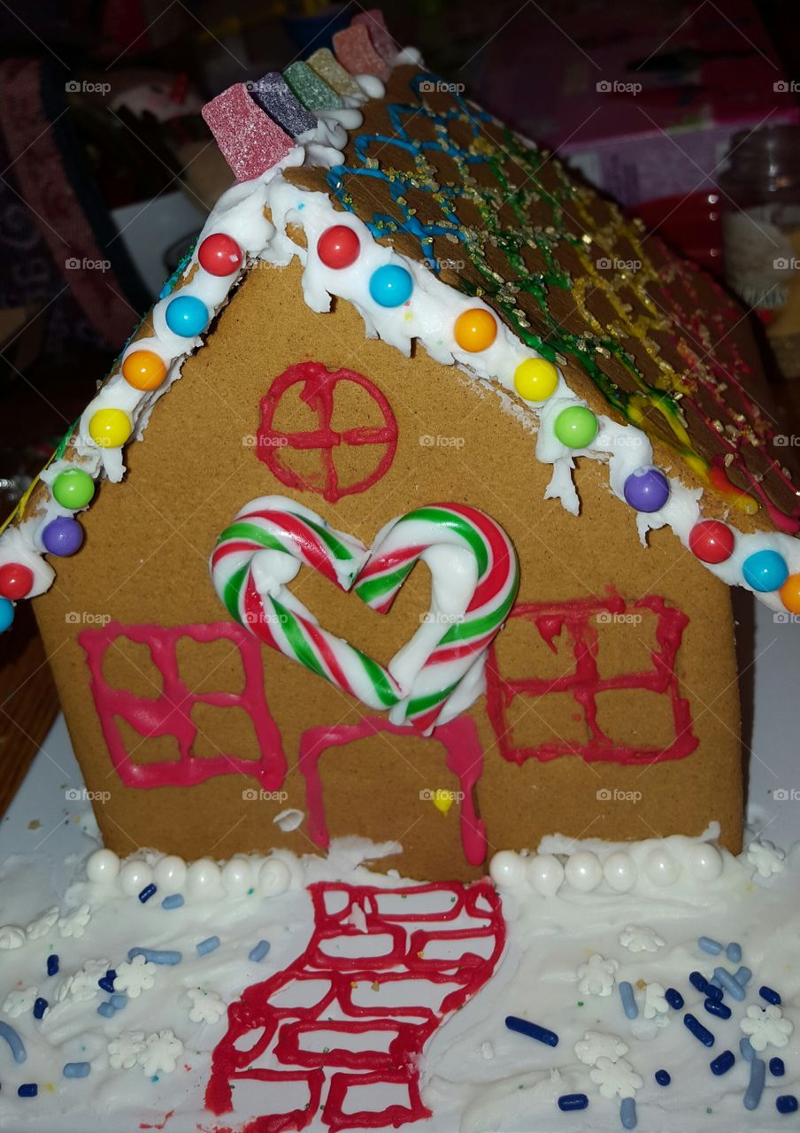 gingerbread house