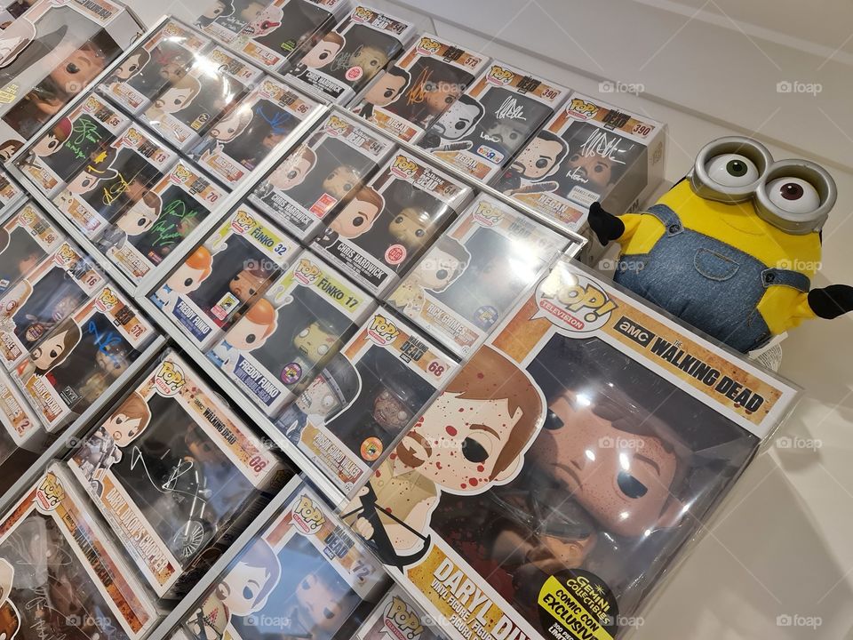 Pop! vinyl Funko Walking dead amazing 2021 current whole collection signed