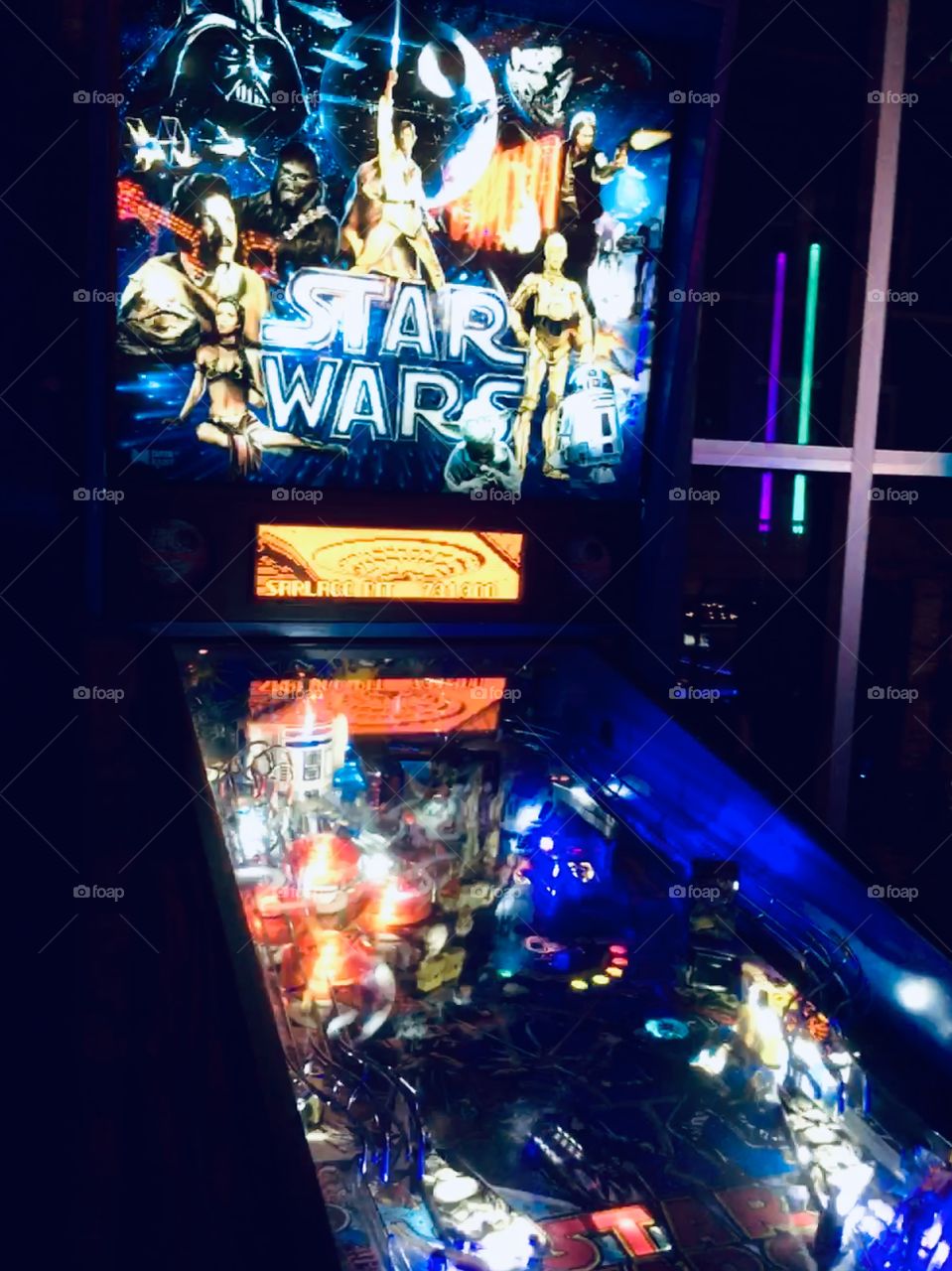 Joysticks retro arcade Star Wars pinball machine