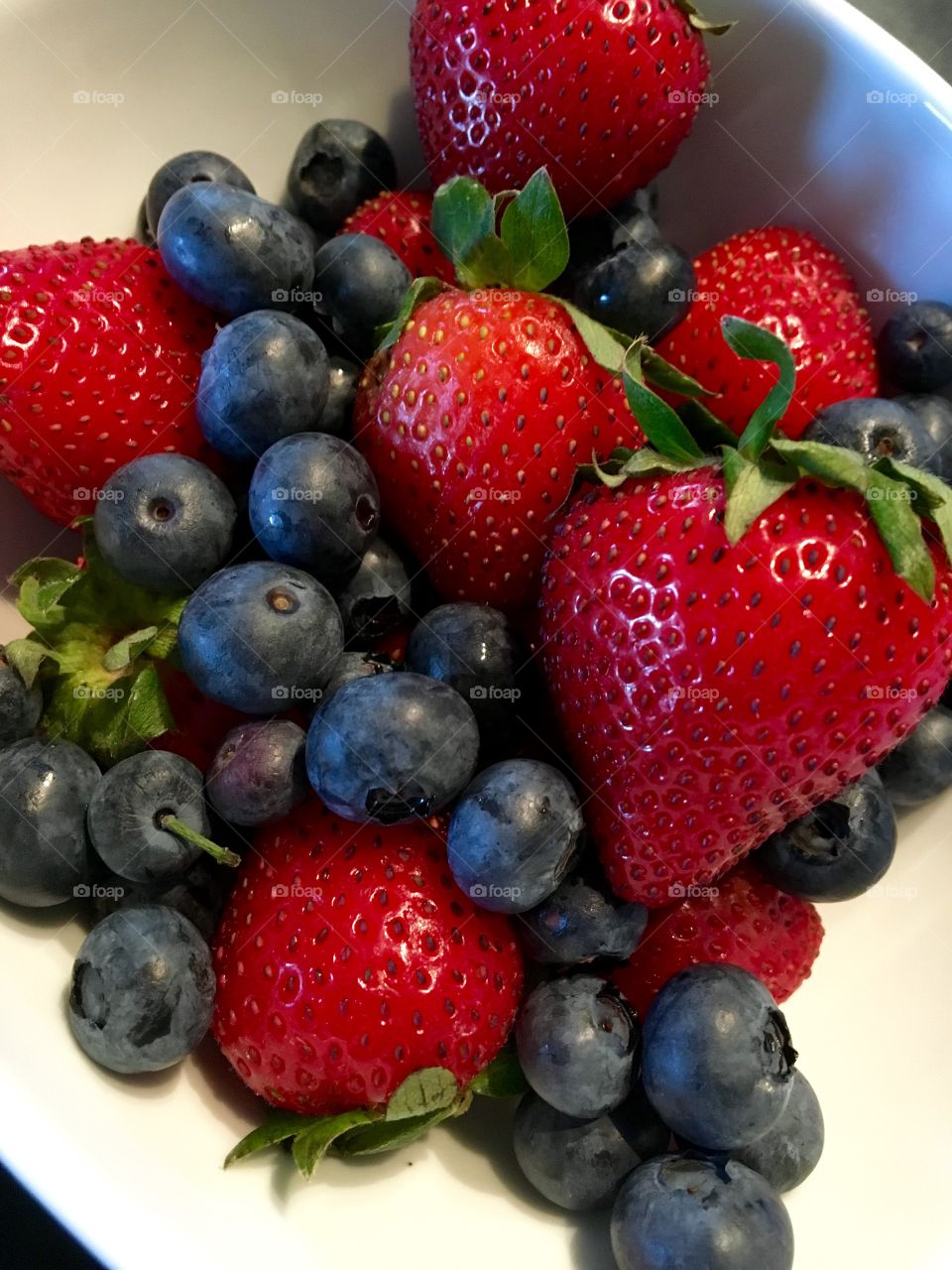 Strawberries and Blueberries 