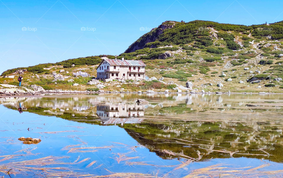 Beautiful lake reflections