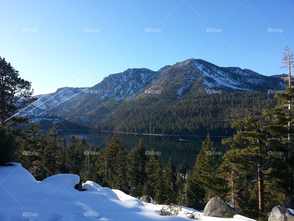 Winter at the lake