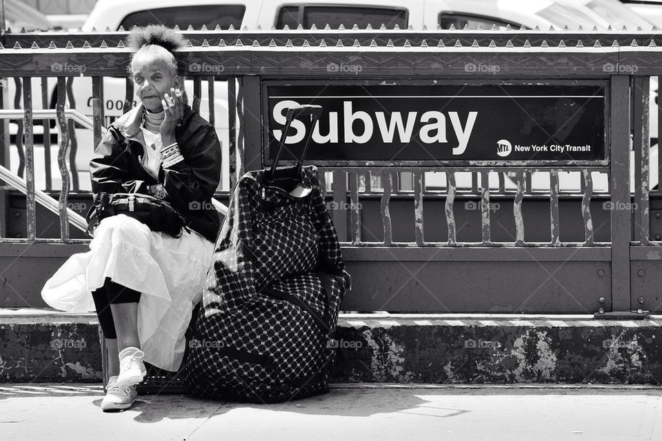 black subway homeless by imgfx