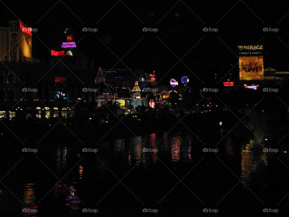 Vegas Lights at Night