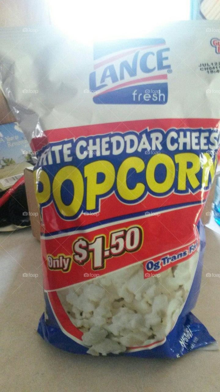 White cheddar cheese popcorn my favorite 