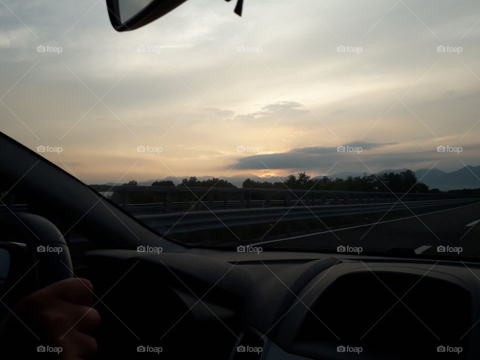 coming back home after a trip