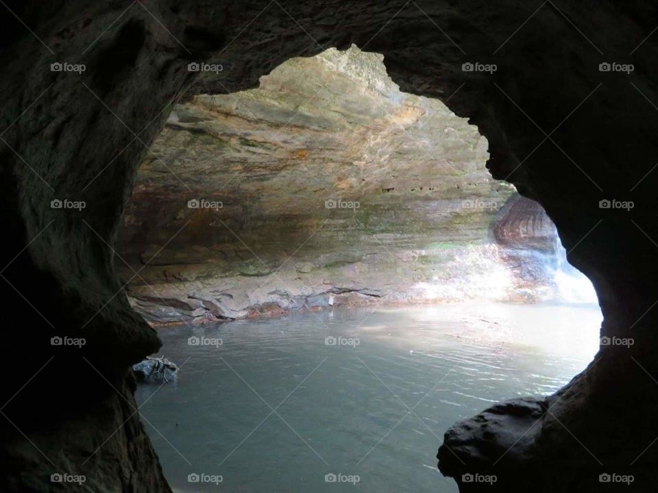 cave under