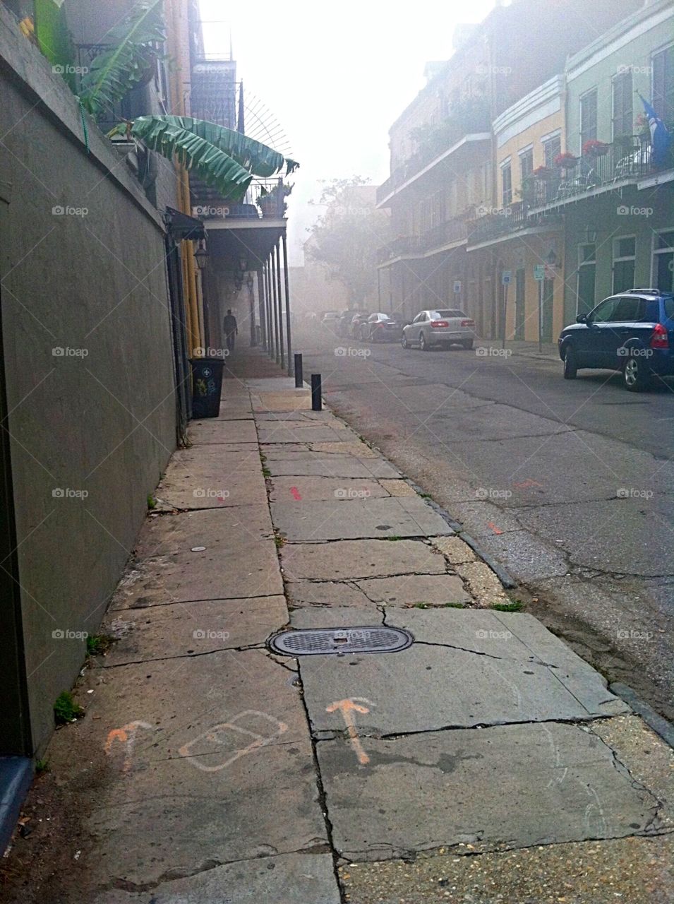 Foggy morning in the quarter
