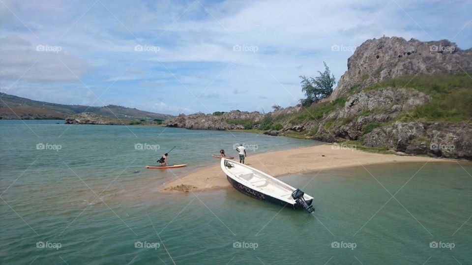 Beach, sea, boat, summer,canoe